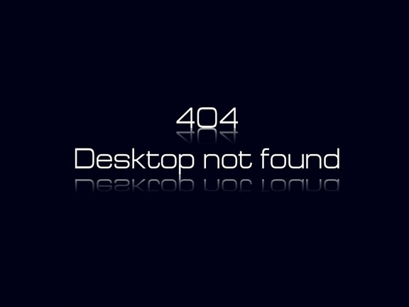 404 Desktop not found